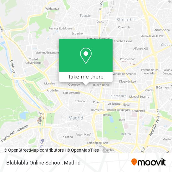 Blablabla Online School map