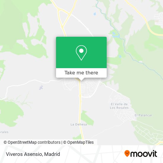 Viveros Asensio map