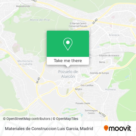 mapa Materiales de Construccion Luis Garcia