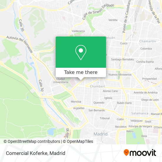 Comercial Koferke map