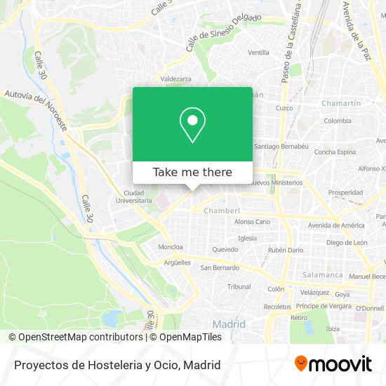 Proyectos de Hosteleria y Ocio map