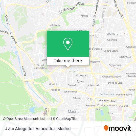 mapa J & a Abogados Asociados