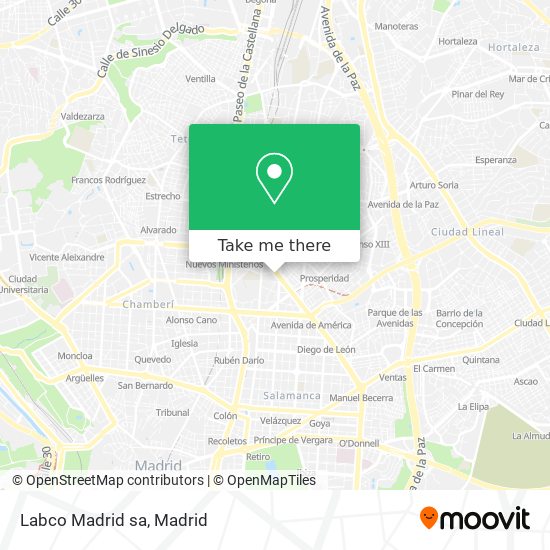 Labco Madrid sa map