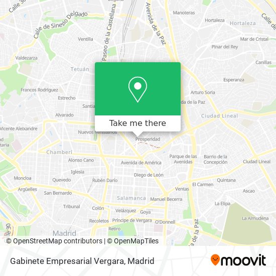 Gabinete Empresarial Vergara map