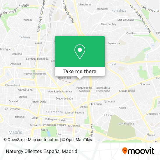 Naturgy Clientes España map