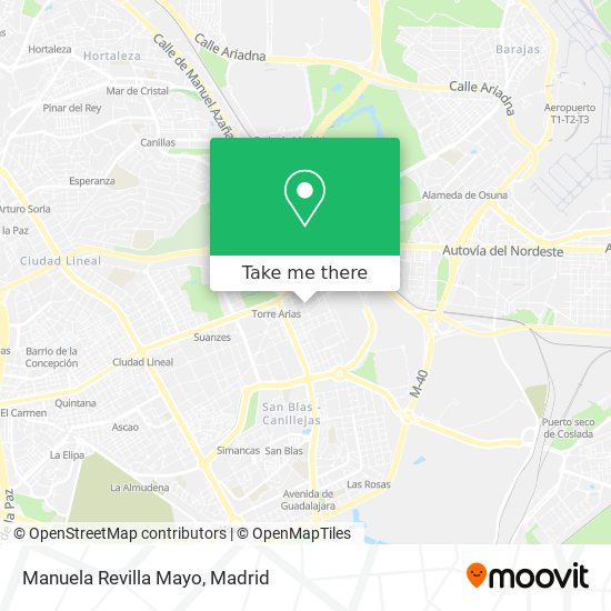 Manuela Revilla Mayo map