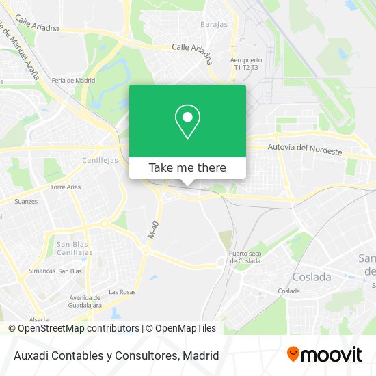 Auxadi Contables y Consultores map