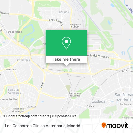 Los Cachorros Clinica Veterinaria map