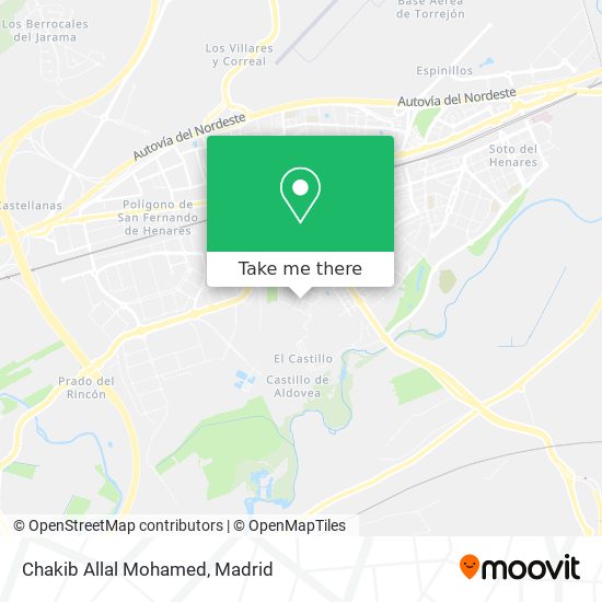 mapa Chakib Allal Mohamed
