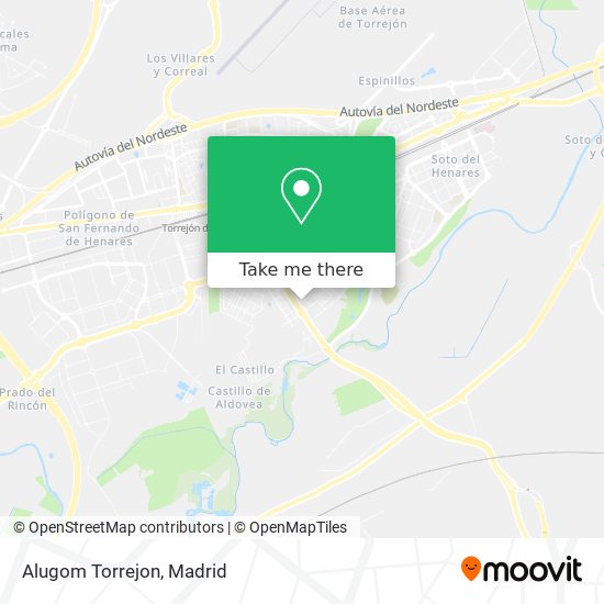 Alugom Torrejon map