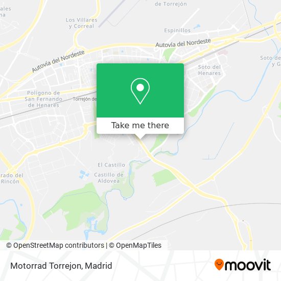 Motorrad Torrejon map