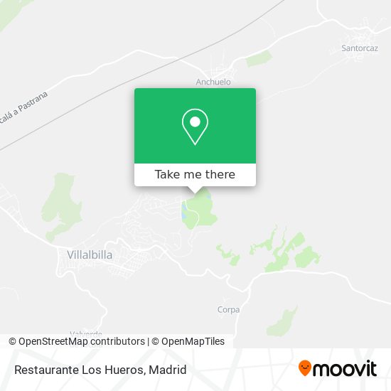 mapa Restaurante Los Hueros