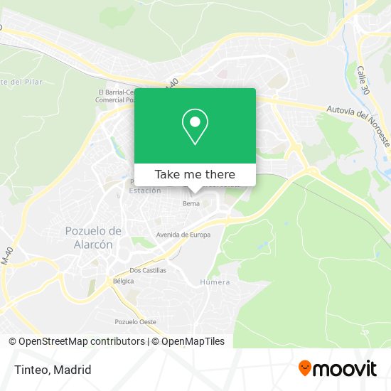 Tinteo map