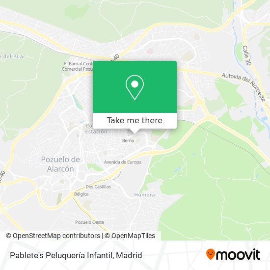 Pablete's Peluquería Infantil map