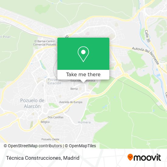 mapa Técnica Construcciones