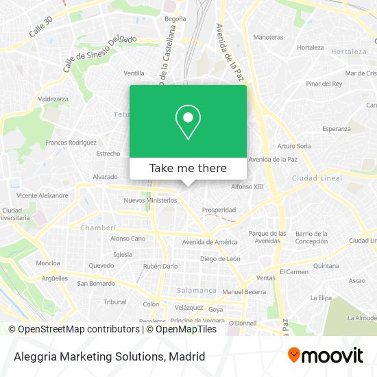 mapa Aleggria Marketing Solutions