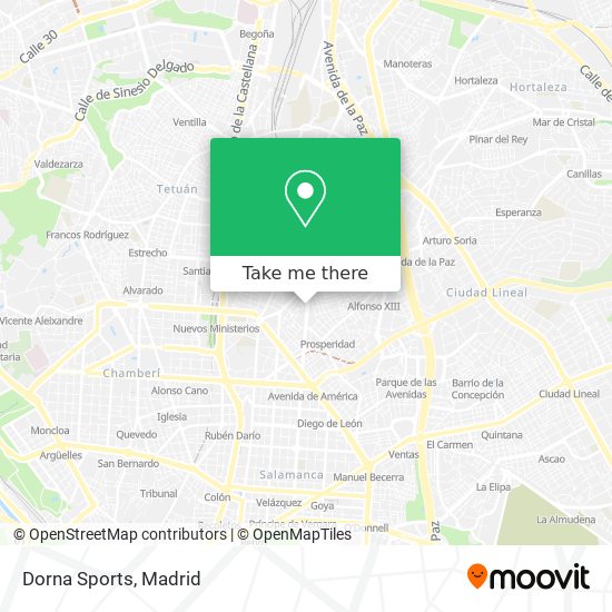 mapa Dorna Sports