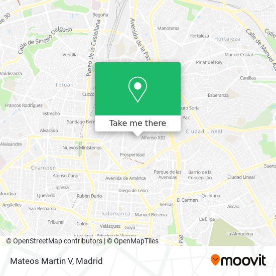 mapa Mateos Martin V