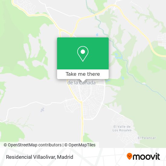 Residencial Villaolivar map