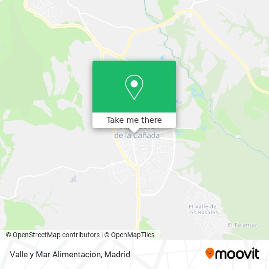 Valle y Mar Alimentacion map