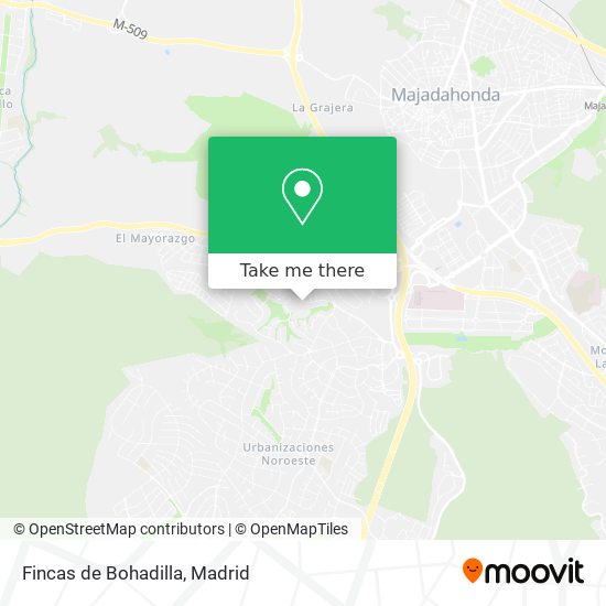 Fincas de Bohadilla map