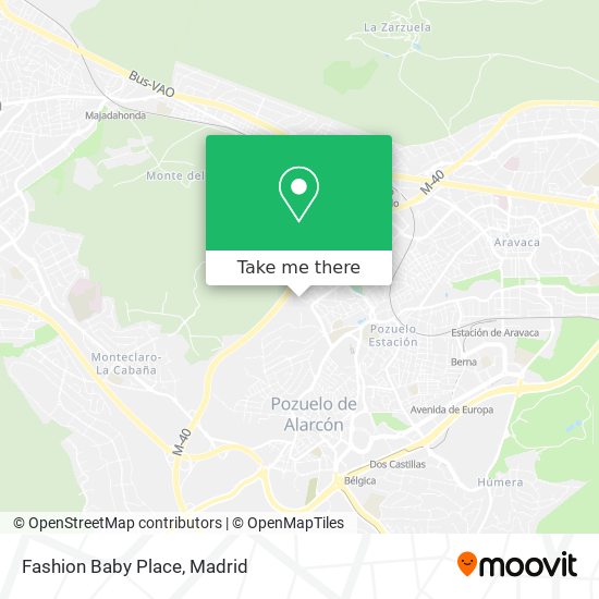 Fashion Baby Place map