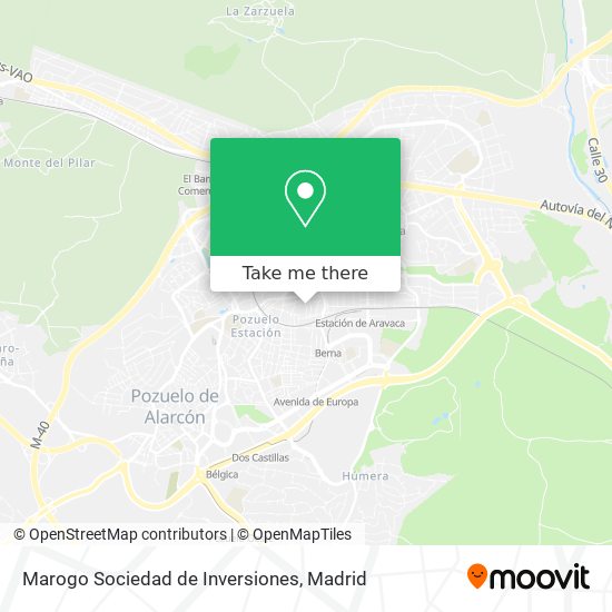 Marogo Sociedad de Inversiones map