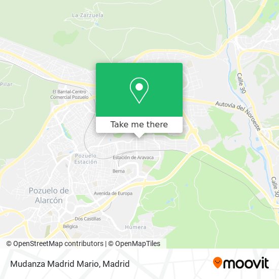 Mudanza Madrid Mario map