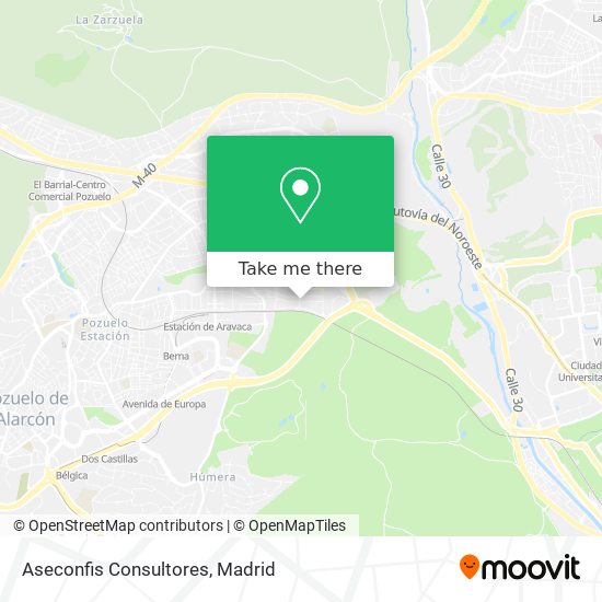 Aseconfis Consultores map