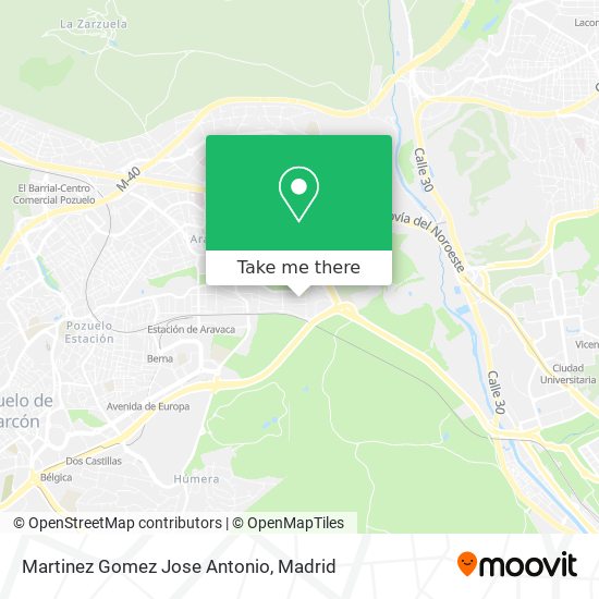 Martinez Gomez Jose Antonio map