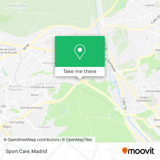 mapa Sport Care
