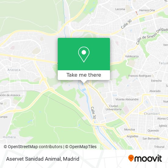 Aservet Sanidad Animal map