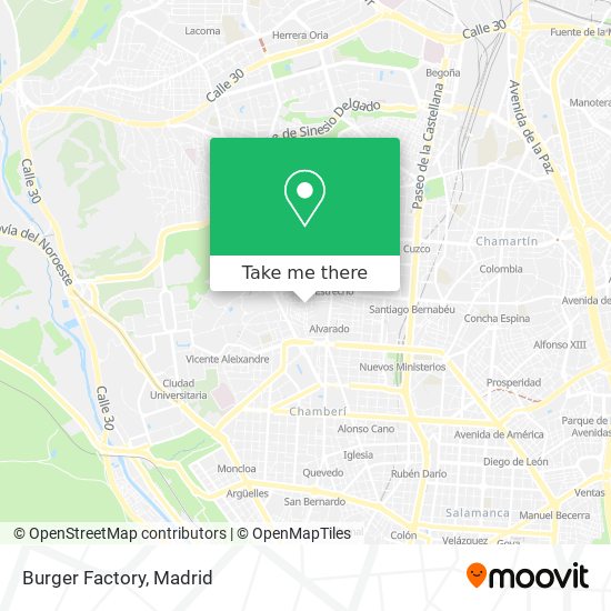 Burger Factory map