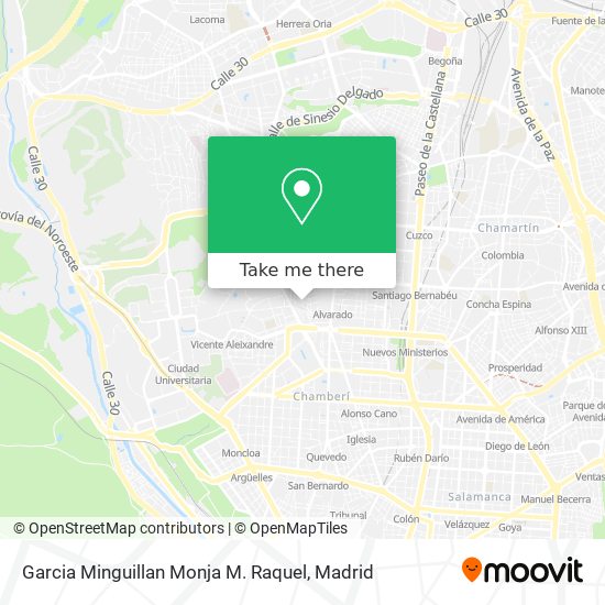 Garcia Minguillan Monja M. Raquel map