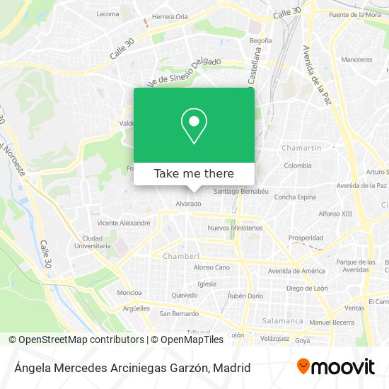 Ángela Mercedes Arciniegas Garzón map