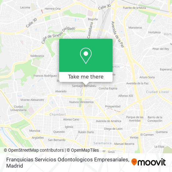 mapa Franquicias Servicios Odontologicos Empresariales