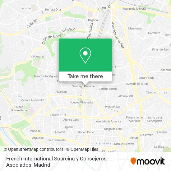 mapa French International Sourcing y Consejeros Asociados