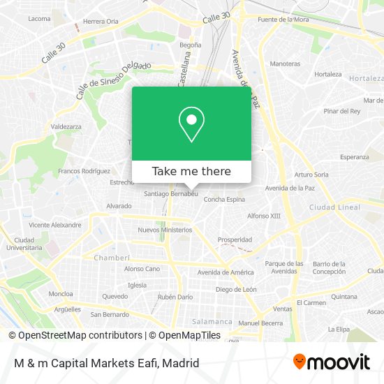 M & m Capital Markets Eafi map