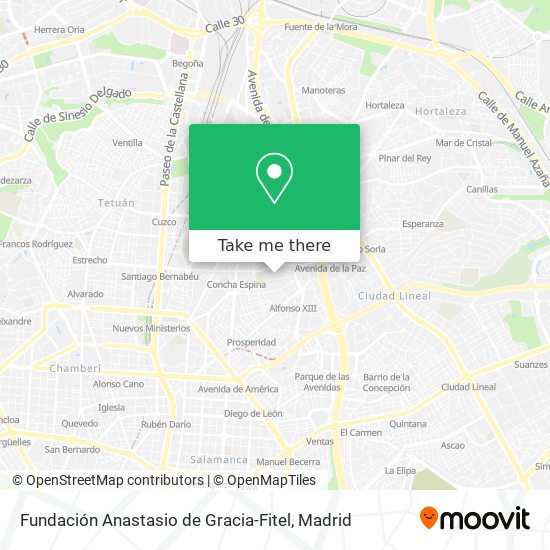 Fundación Anastasio de Gracia-Fitel map