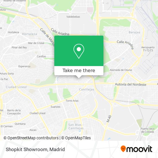 Shopkit Showroom map