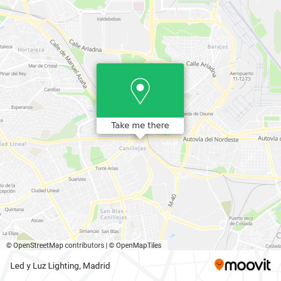 mapa Led y Luz Lighting