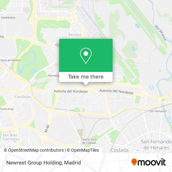 mapa Newrest Group Holding