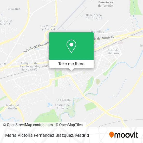 Maria Victoria Fernandez Blazquez map
