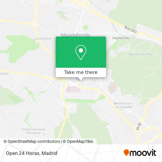 Open 24 Horas map