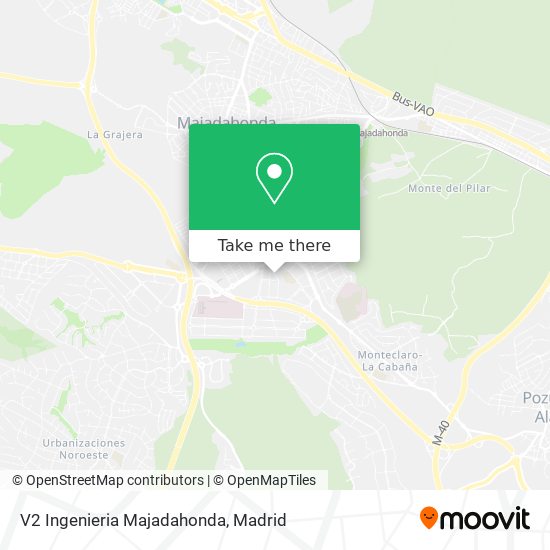 V2 Ingenieria Majadahonda map