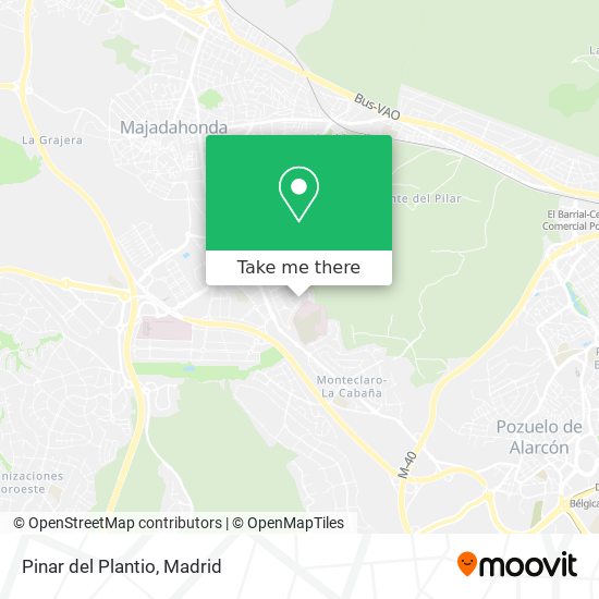 mapa Pinar del Plantio