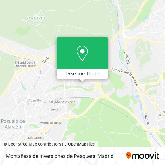 Montañesa de Inversiones de Pesquera map