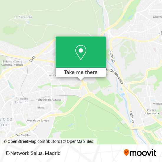 mapa E-Network Salus