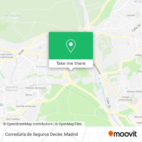 mapa Correduria de Seguros Decler