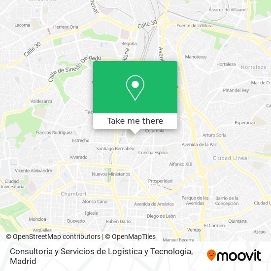 Consultoria y Servicios de Logistica y Tecnologia map